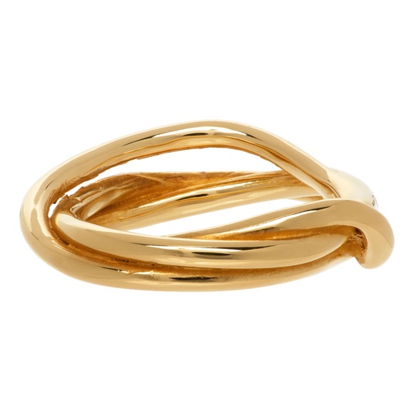 Faris Gold Tangle Ring Brass Material Size 7 - Picture 8 of 8